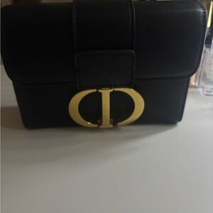 Black Leather Designer Bag